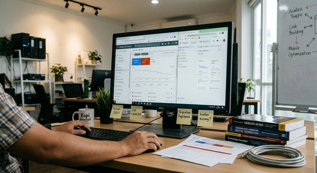 website tidak muncul