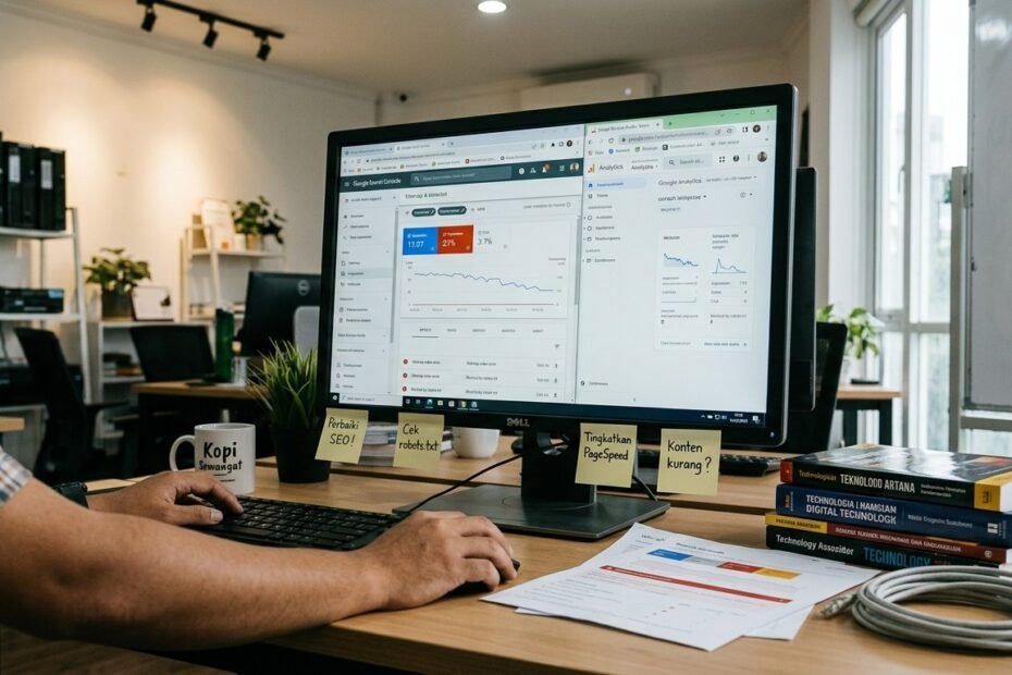 website tidak muncul